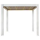 AWT Pergola extreem - wit/antraciet - elektrisch